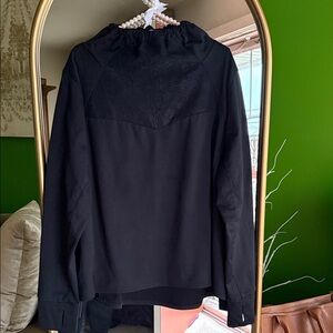 Fabletics Jolie Jacket with Lace Front Mock Pullover